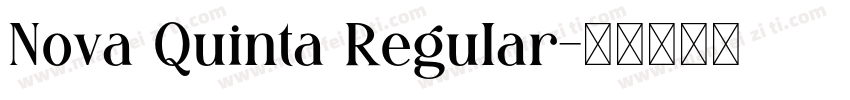 Nova Quinta Regular字体转换